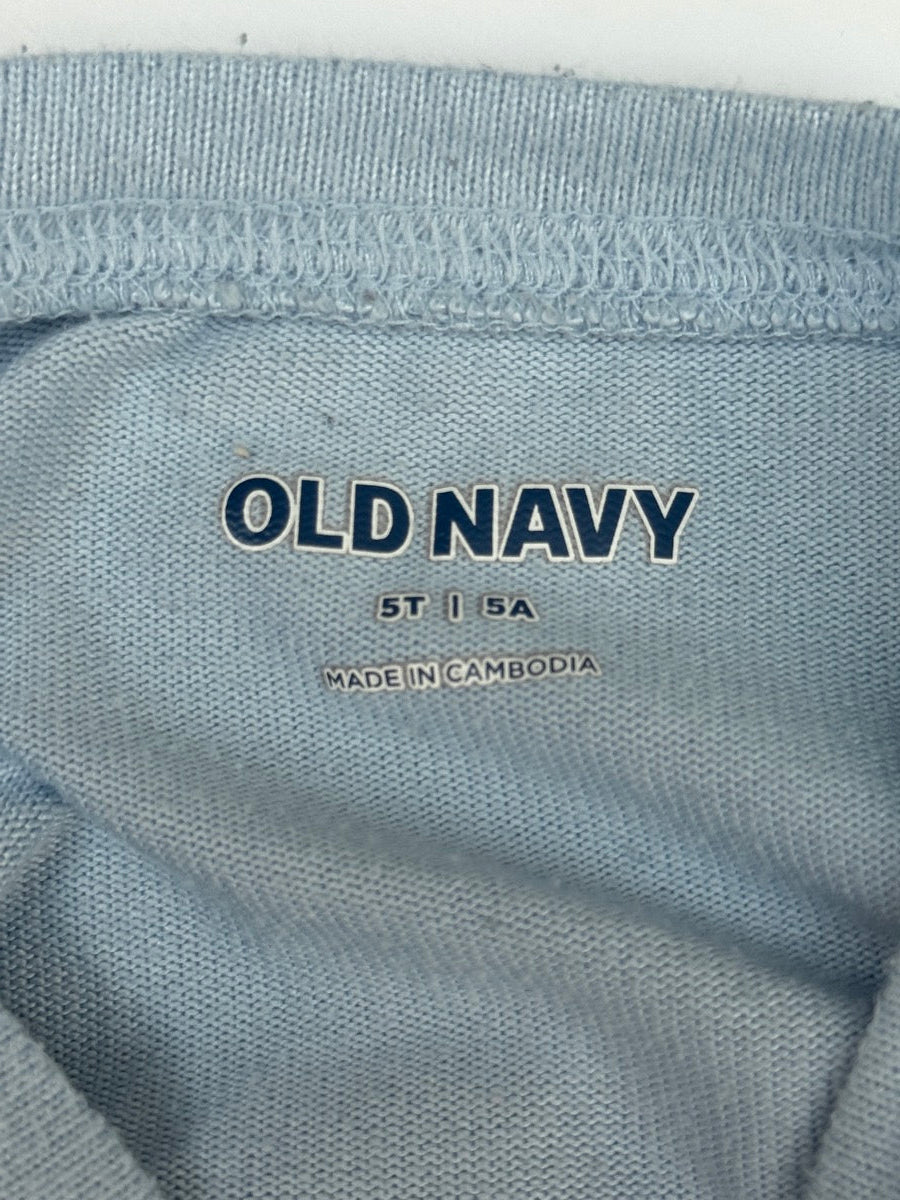 Old Navy Light Blue Long Sleeve Pajama Set 5T