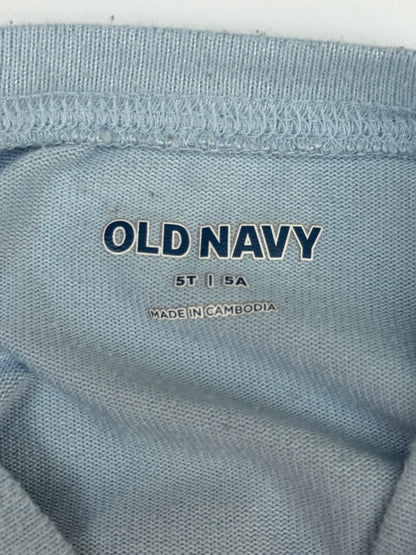 Old Navy Light Blue Long Sleeve Pajama Set 5T
