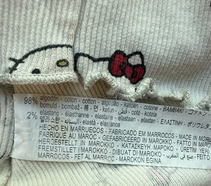 Zara Hello Kitty Ribbed T-Shirt 3-4 Years