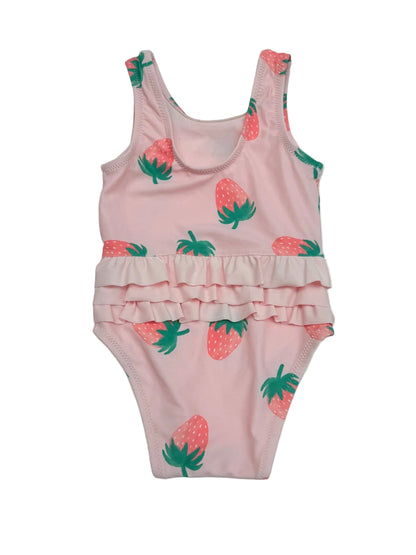 Old Navy Strawberry One-Piece Swimsuit 12-18m