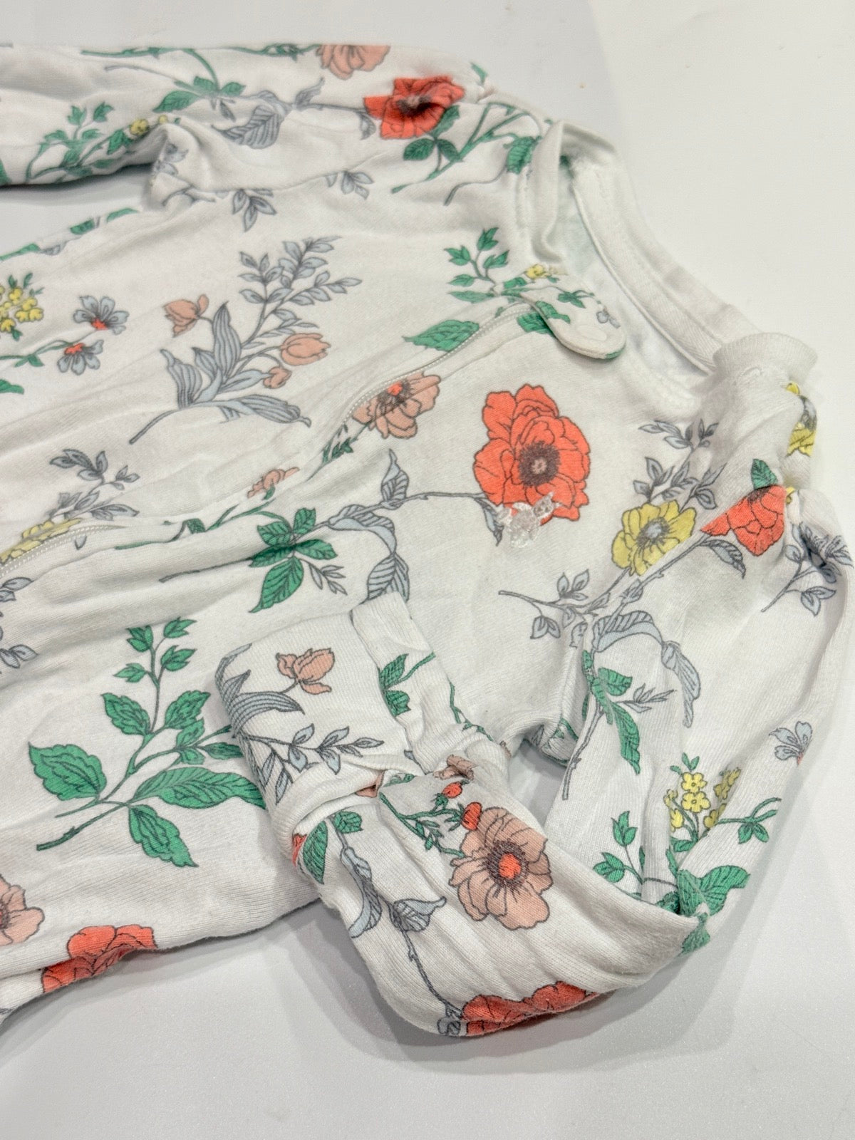 Baby Gap Floral Footed Sleeper 6-9m