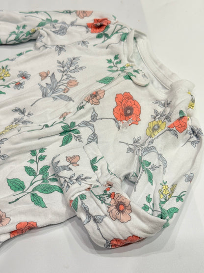 Baby Gap Floral Footed Sleeper 6-9m