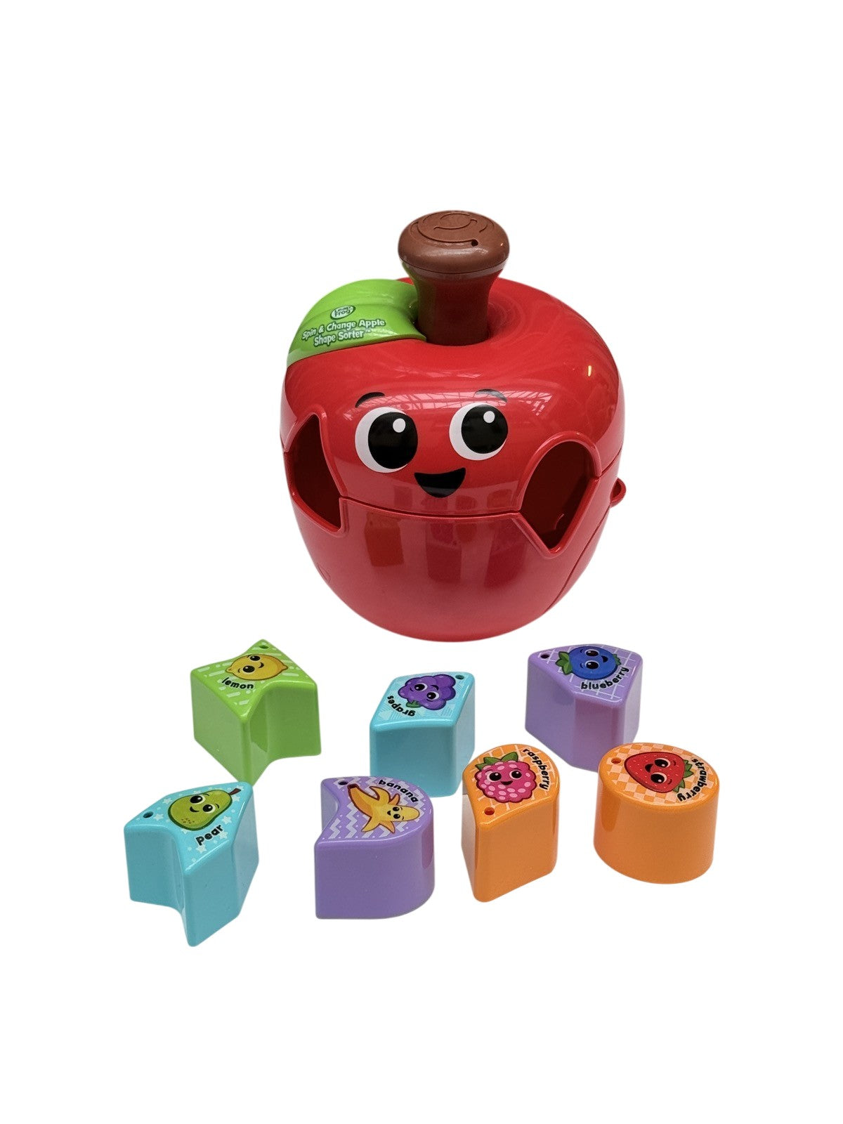 LeapFrog Spin & Change Apple Shape Sorter