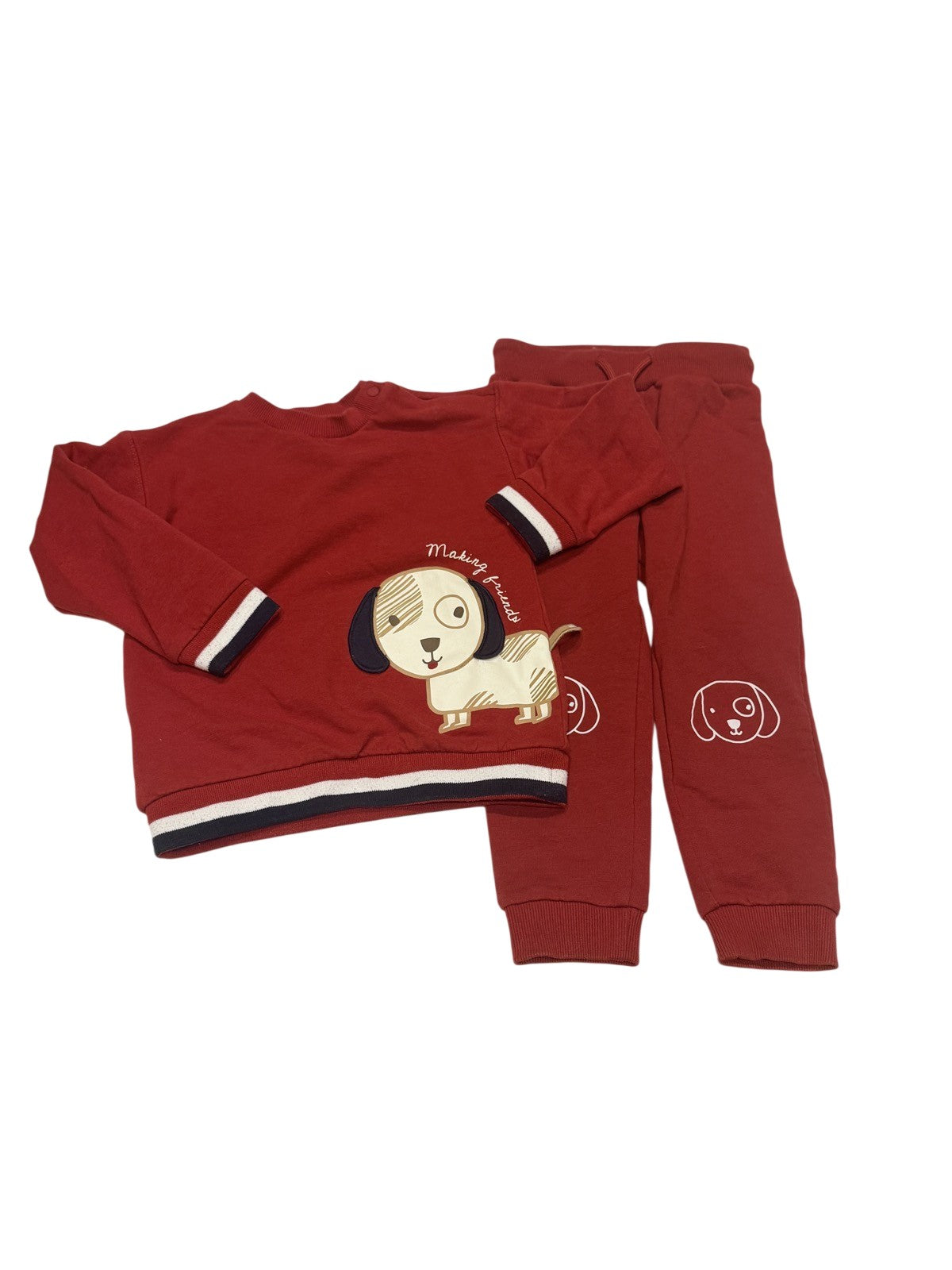 Mayoral Red Dog Tracksuit Set 3T