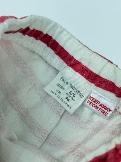 Zara Baby Boy Striped Shorts 6-9m