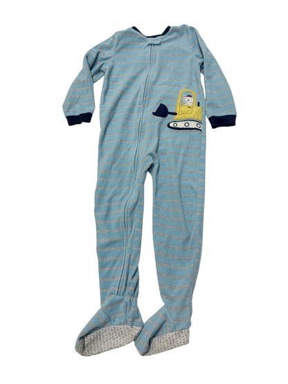 Carter's Excavator Striped Sleeper Size 5T