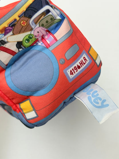 Bluey Car Carrier 5-Piece Plush Playset