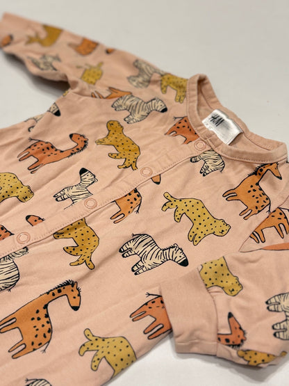 H&M Safari Animal Print Sleeper 3M