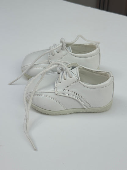 White Leather Baby Oxford Dress Shoes US3 Infant