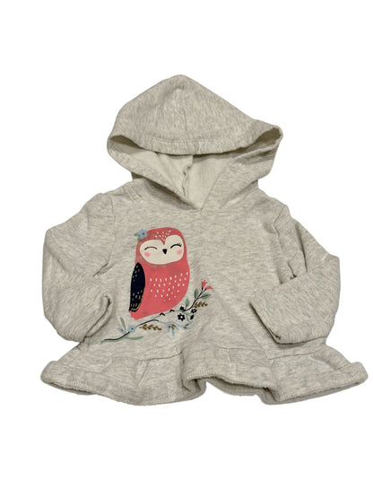 Carter's Owl Hoodie Sweatshirt 12m
