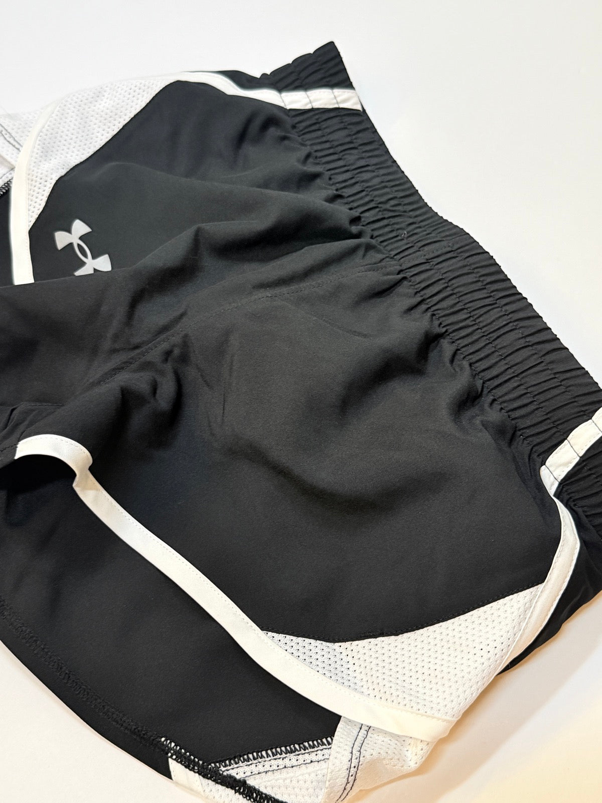 Under Armour Black Running Shorts YXS -7Y