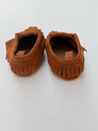 Old Navy Cognac Moc Boot Moccasins 6-12M