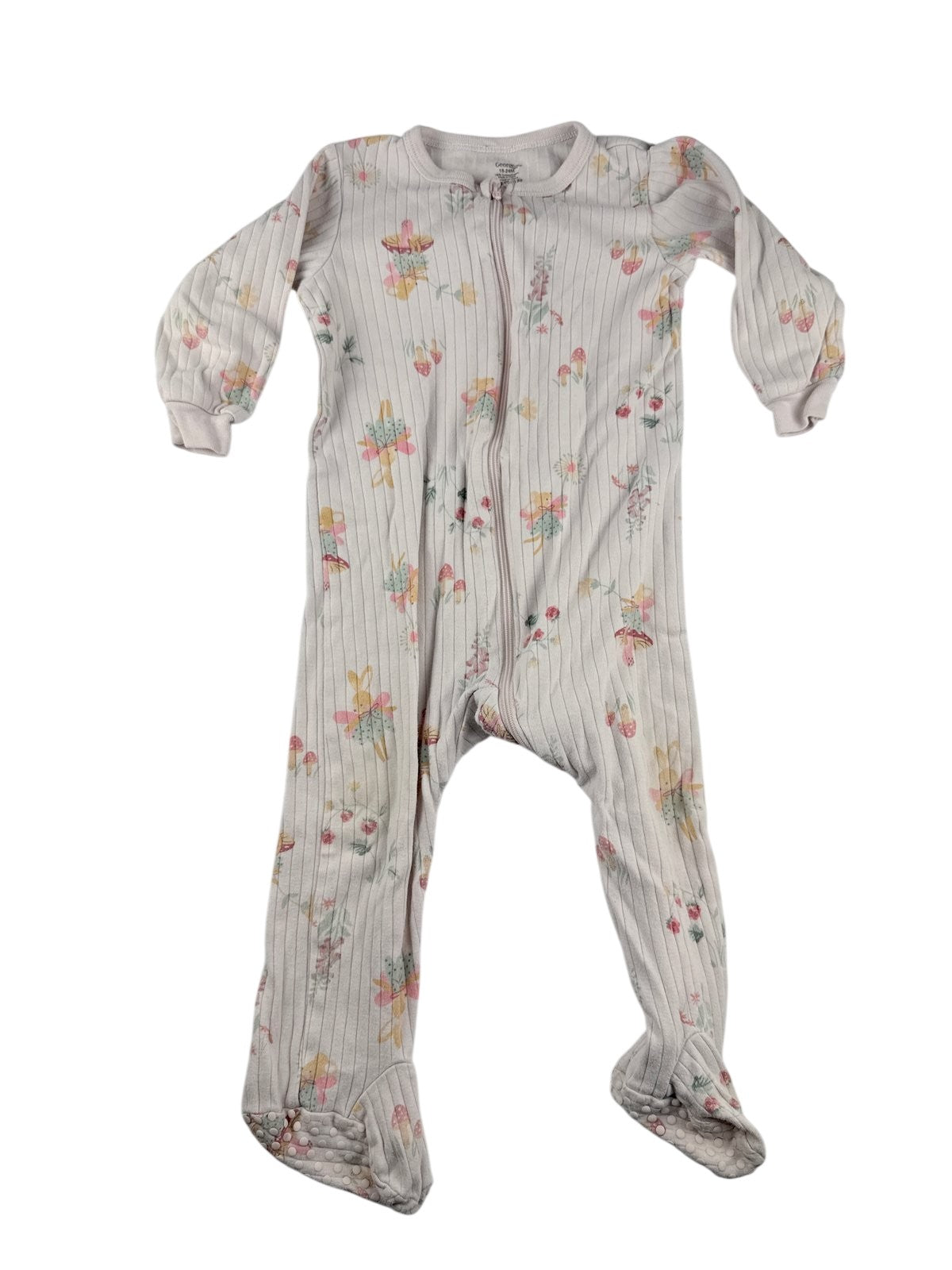 George Baby Fairy Bunny Ribbed Sleeper 18-24M