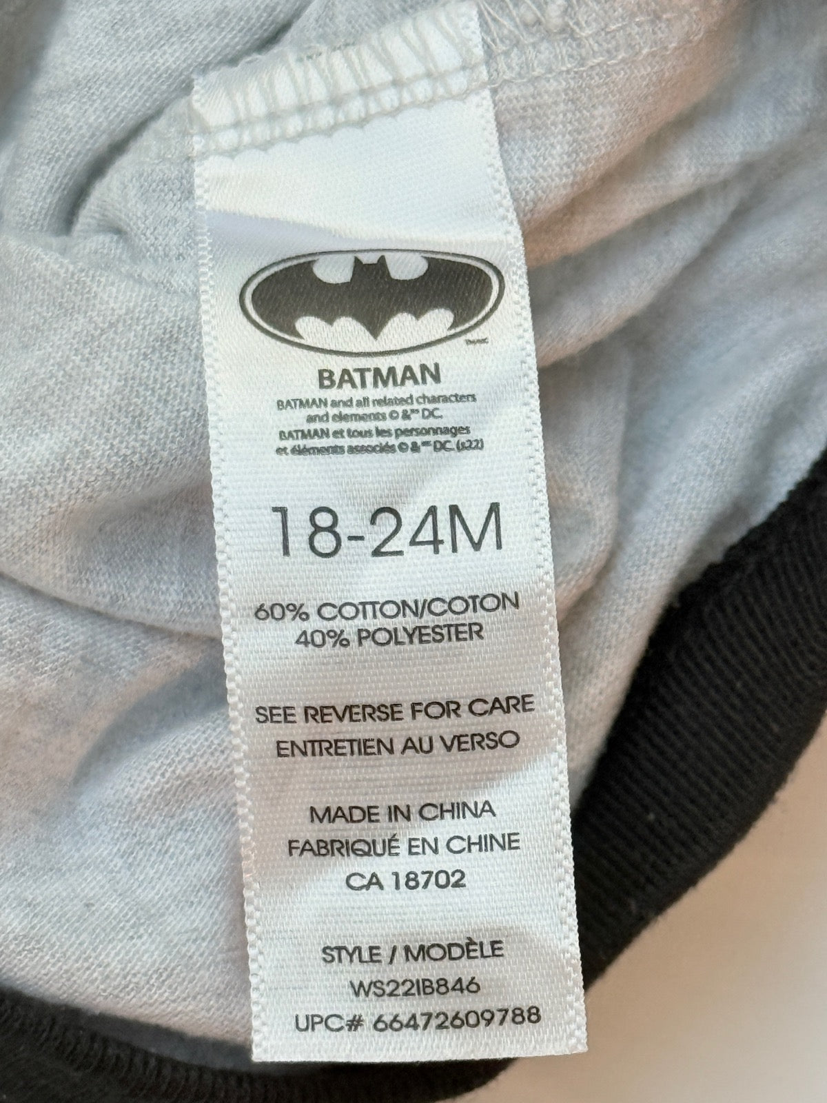 Batman Mommy's Little Hero Bodysuit 18-24M