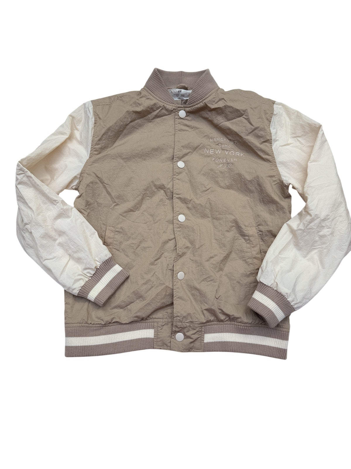 H&M New York Varsity Bomber Jacket Size 8-10