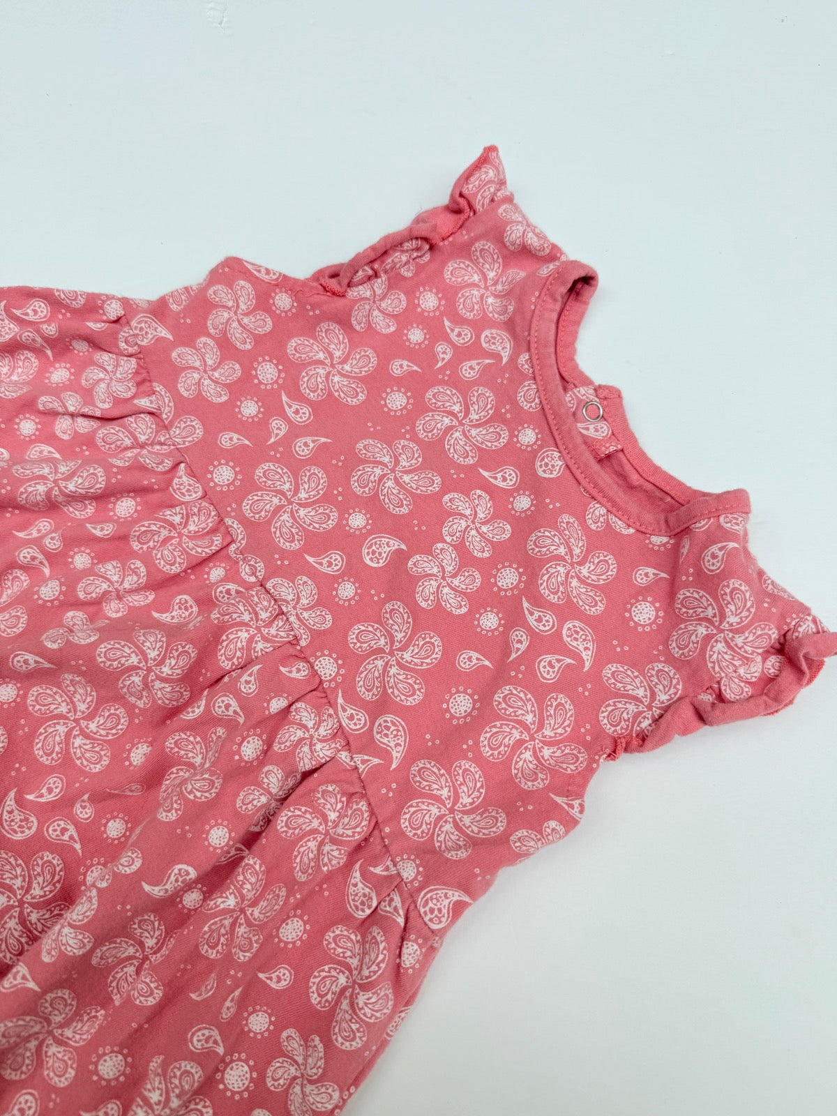 Golf & Baby Pink Paisley Dress 18-24m