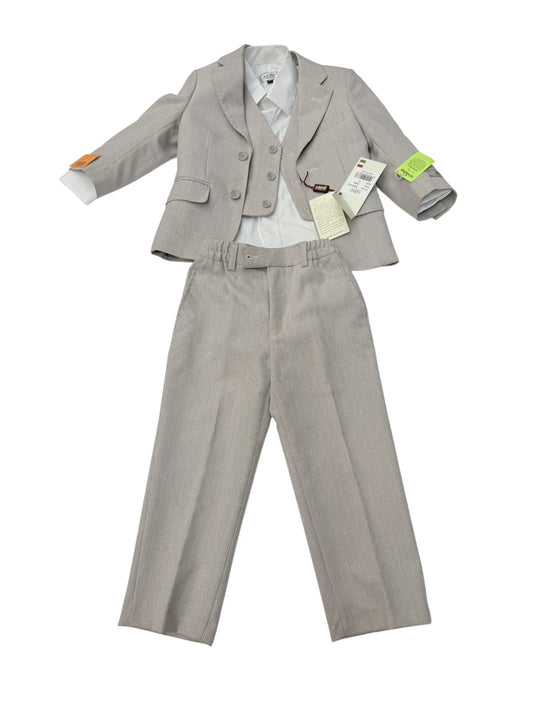 NWT - Abini Milano Boys Striped Suit Set 3T