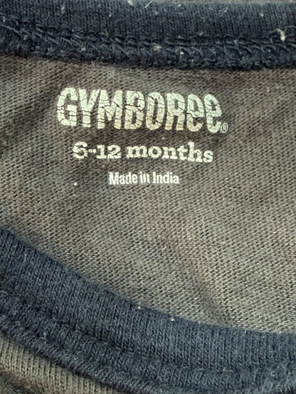 Gymboree Crab Raglan Long Sleeve Tee 6-12m
