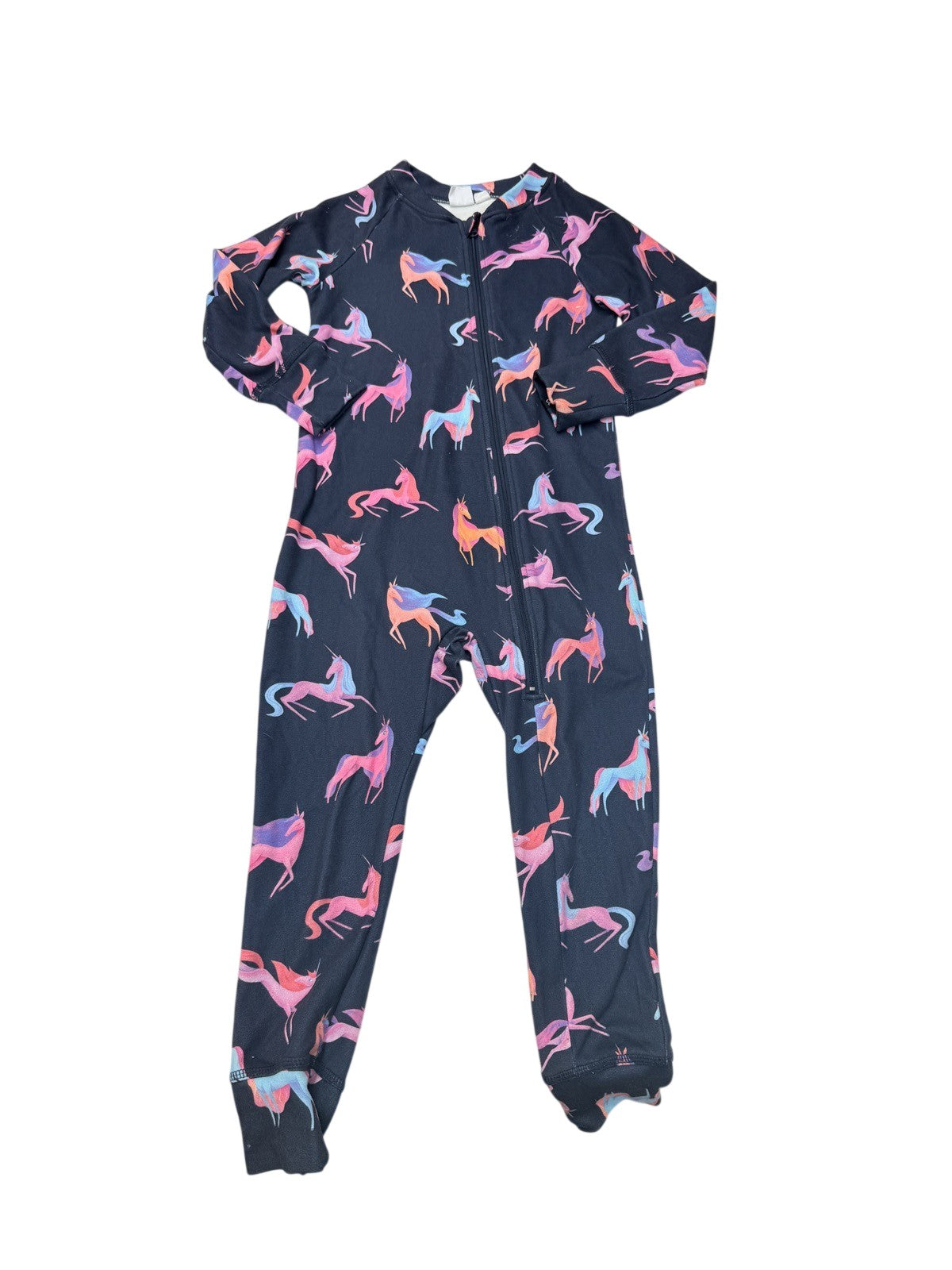 Deux Par Deux Unicorn Print Base Layer Size 6