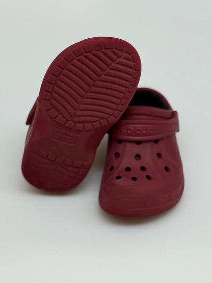Crocs Classic Lined Clog Toddler C6 Red
