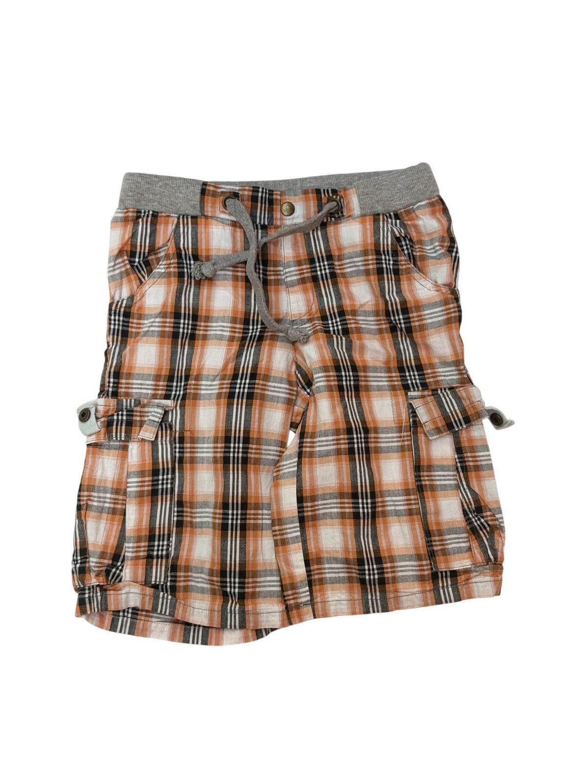 Monster Republic Plaid Cargo Shorts Size 4