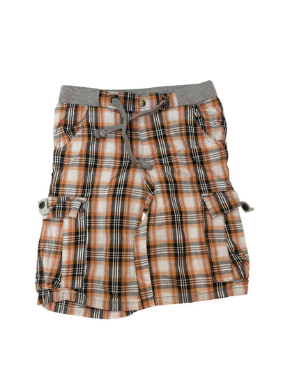 Monster Republic Plaid Cargo Shorts Size 4