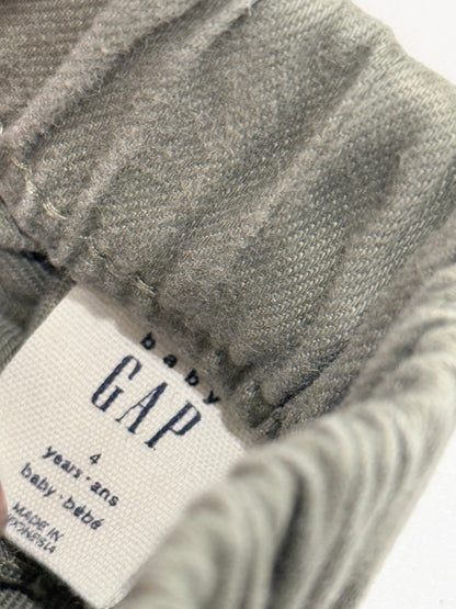 Pantalon vert olive Baby Gap 4 ans