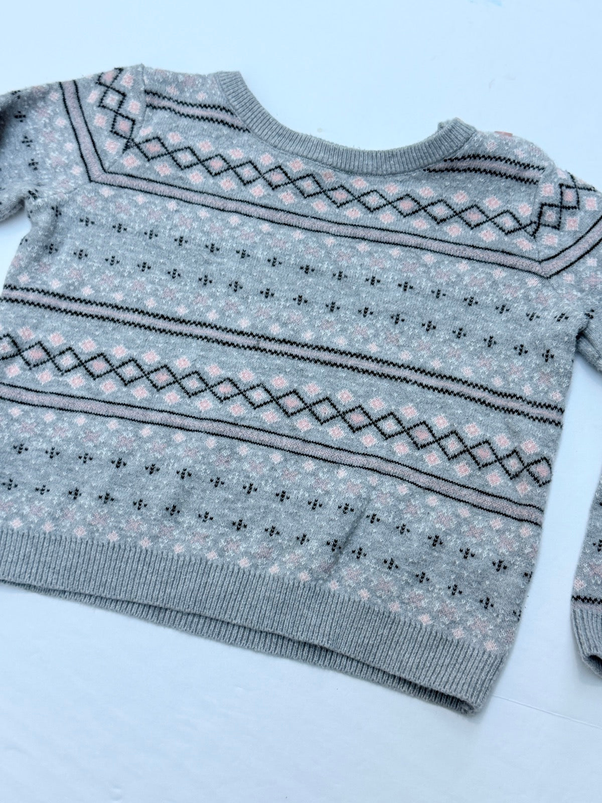 Fair Isle Knit Sweater Kids 18m