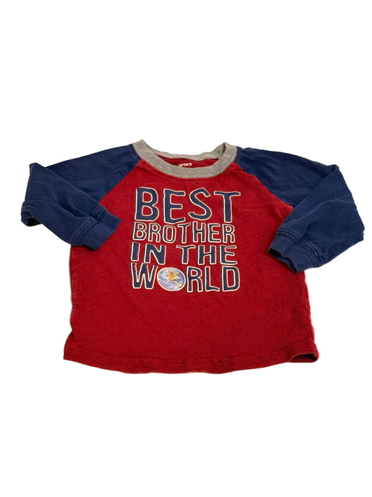 Carter's Best Brother Raglan Long Sleeve 18m