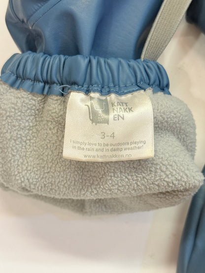 Kattnakken Waterproof Rain Mittens Size 3-4