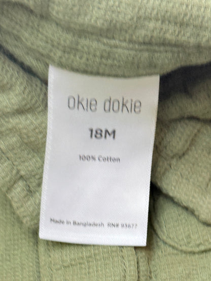 Okie Dokie Green Button-Up Shirt 18M