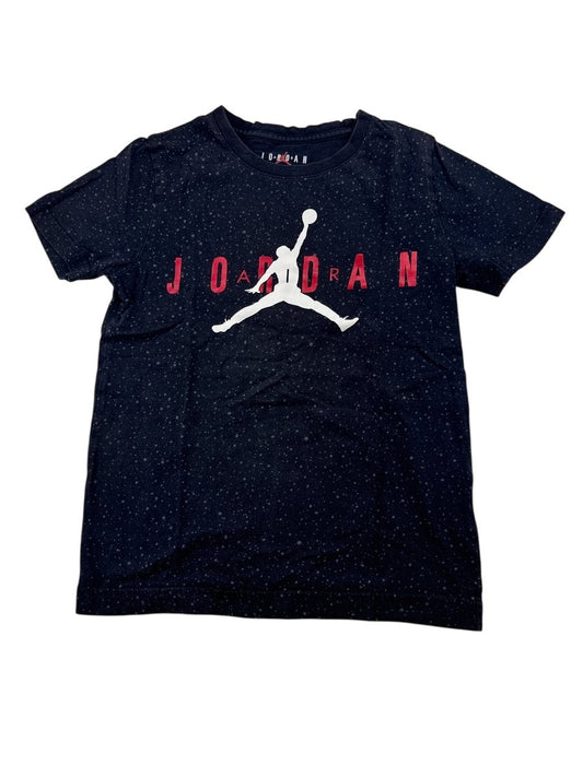 Jordan Speckled Jumpman Black T-Shirt Size 8-10Y