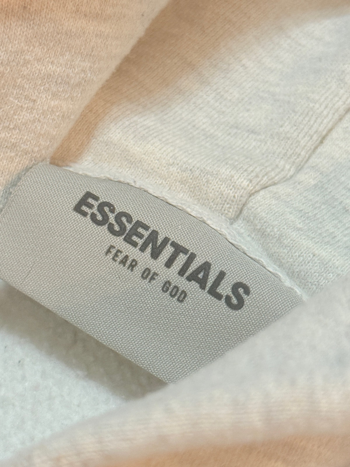 Fear of God Essentials Oatmeal Hoodie XS 4/5