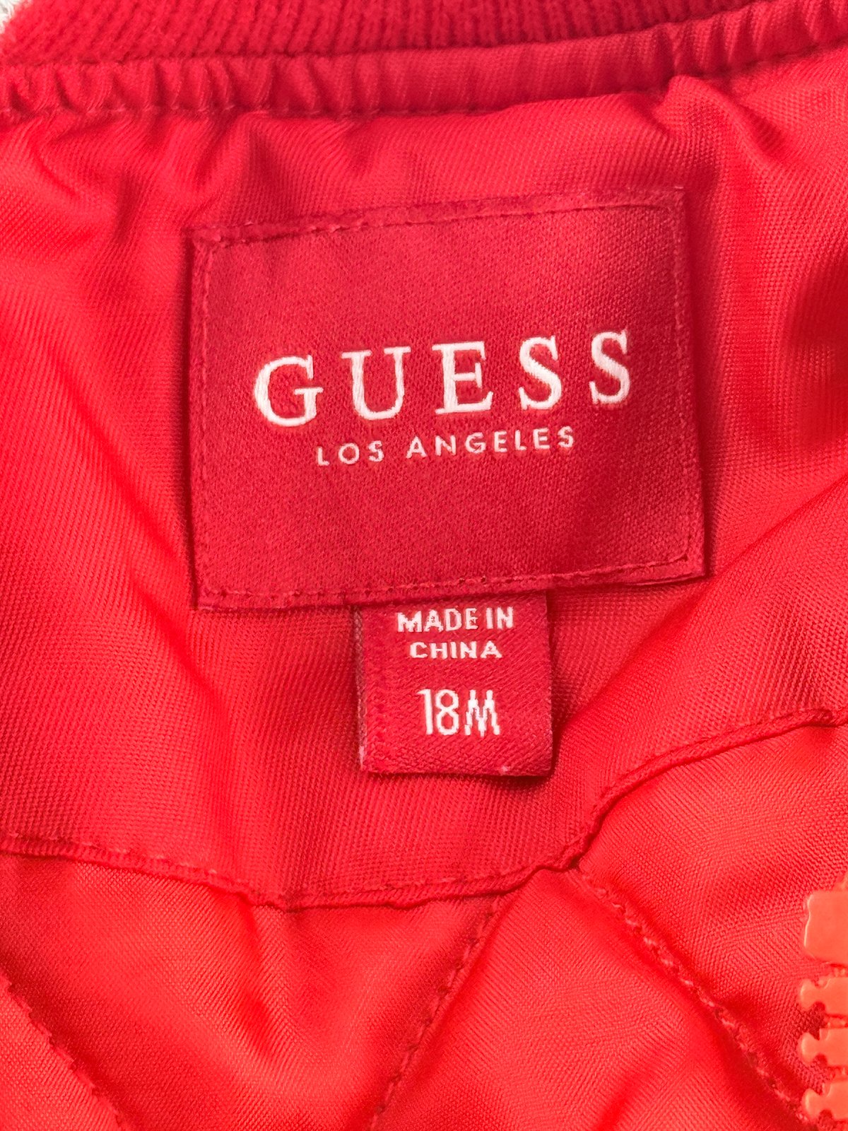 Guess Red Bomber Jacket 18M