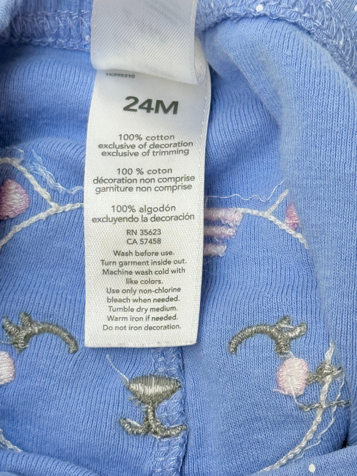 Child of Mine Carter's Polka Dot Cat Leggings 24M