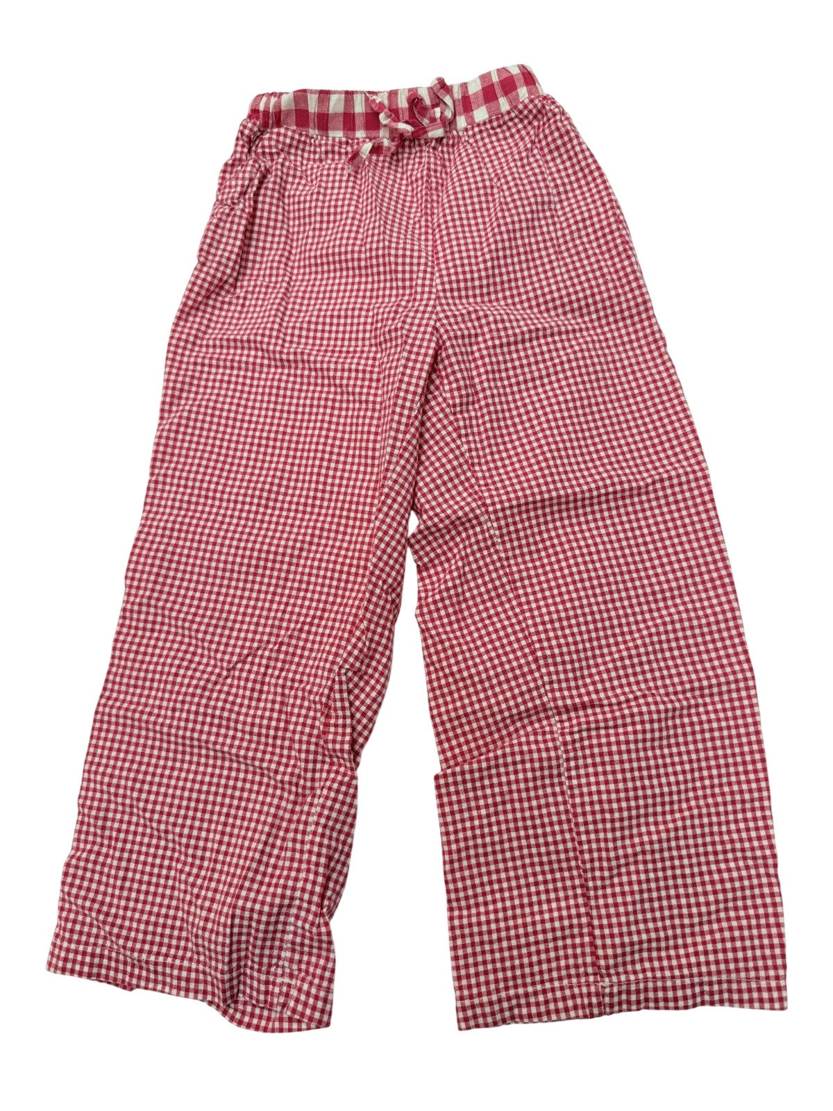 Pigeon Says Please Red Gingham Check Pants Kids 5/6Y