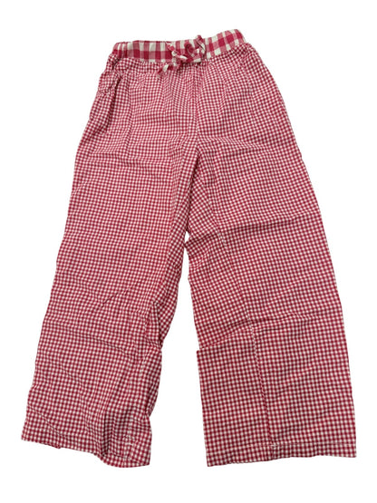 Pigeon Says Please Red Gingham Check Pants Kids 5/6Y