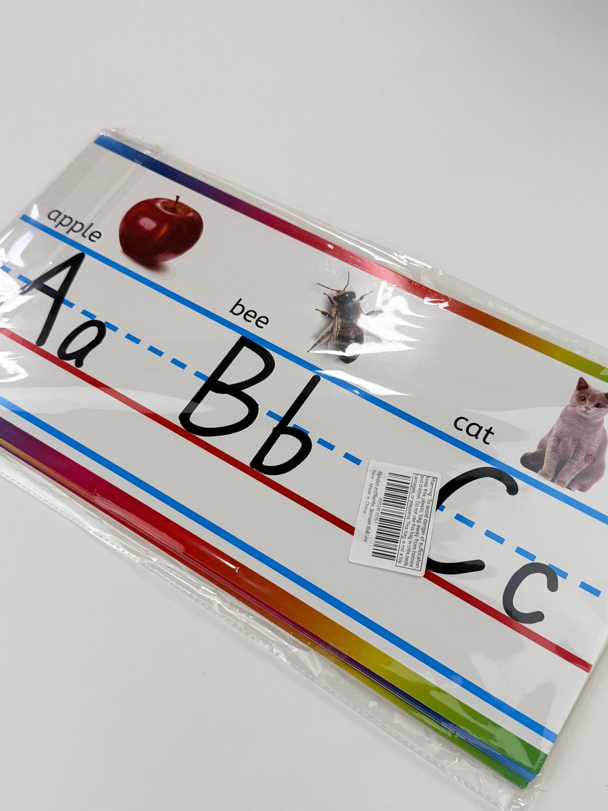 Alphabet and Number Classroom Wall Line Set