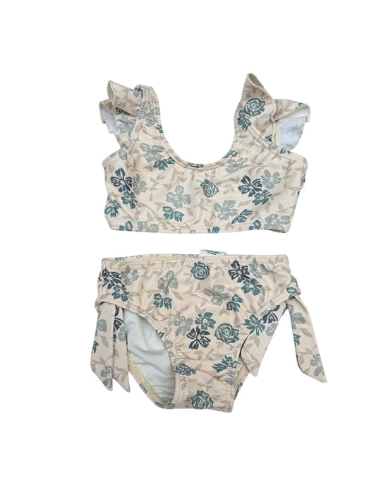 Rylee + Cru Floral Bikini Swimsuit Set 3Y