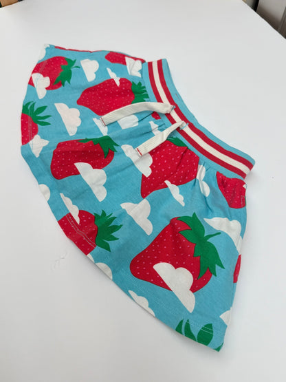 Boden Strawberry Print Skirt 2-3Y
