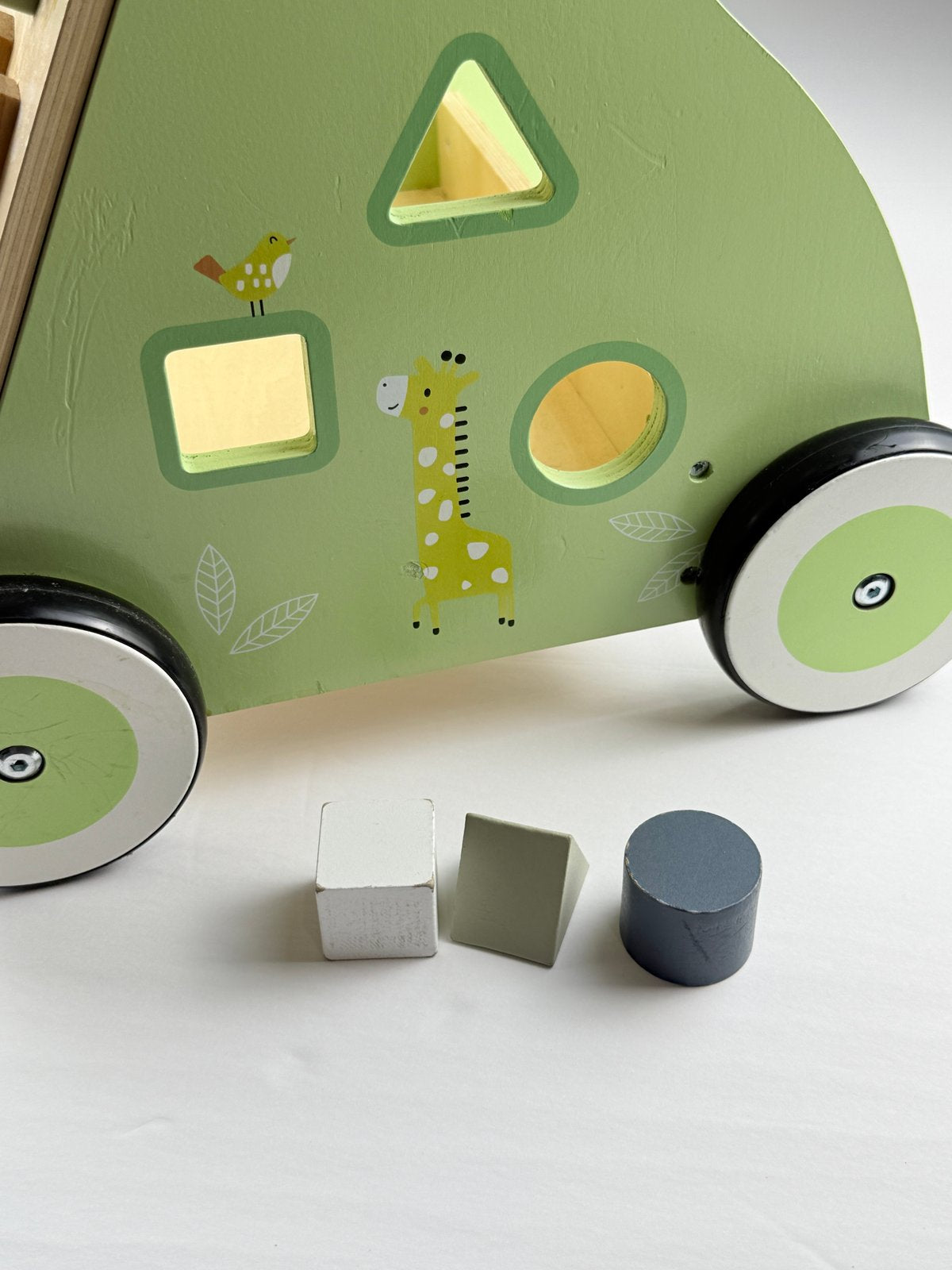 Coco Village - Wooden Activity Baby Walker Sage Green
