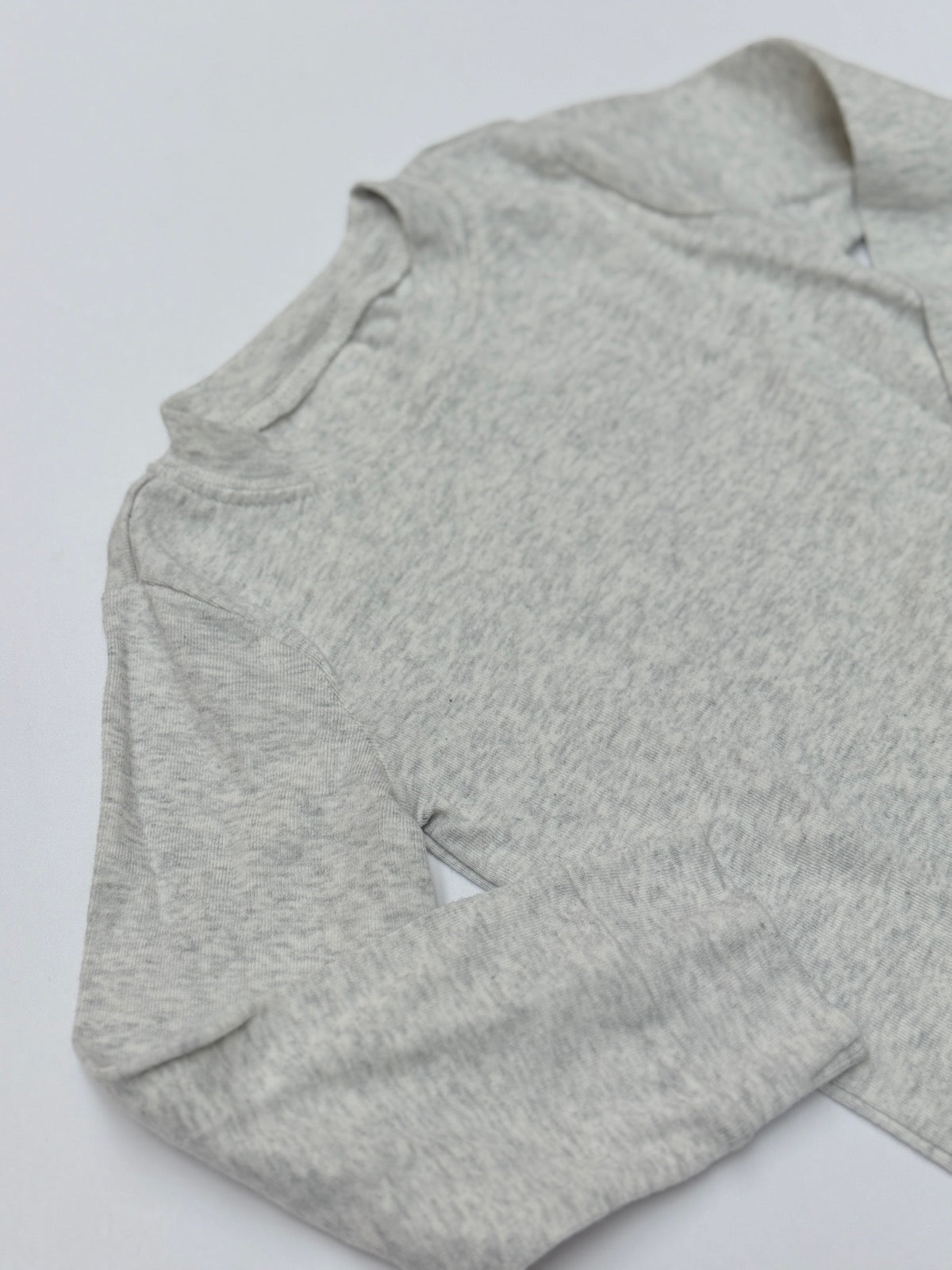 Carter's Gray Long Sleeve Bodysuit 24m