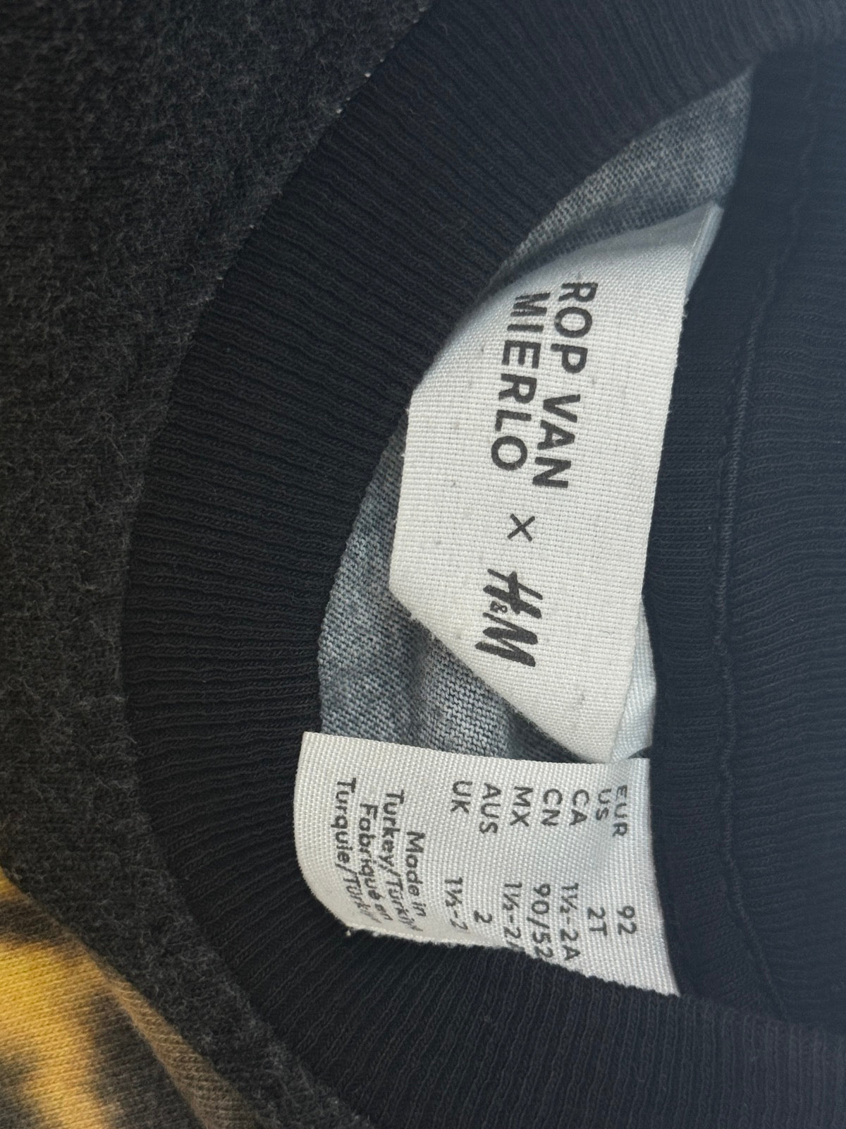 Rop Van Mierlo x H&M Leopard Tee 2T