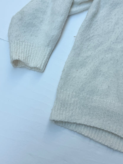 Zara Cream Mock Neck Sweater Size 9-10