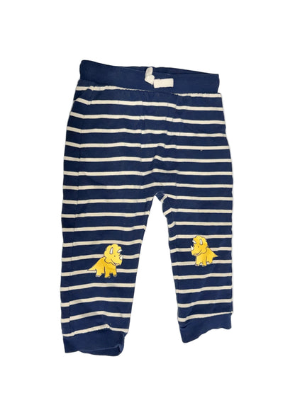 Dinosaur Striped Pants 12-18m