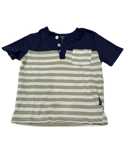 Ben Sherman Striped Henley Tee 18M