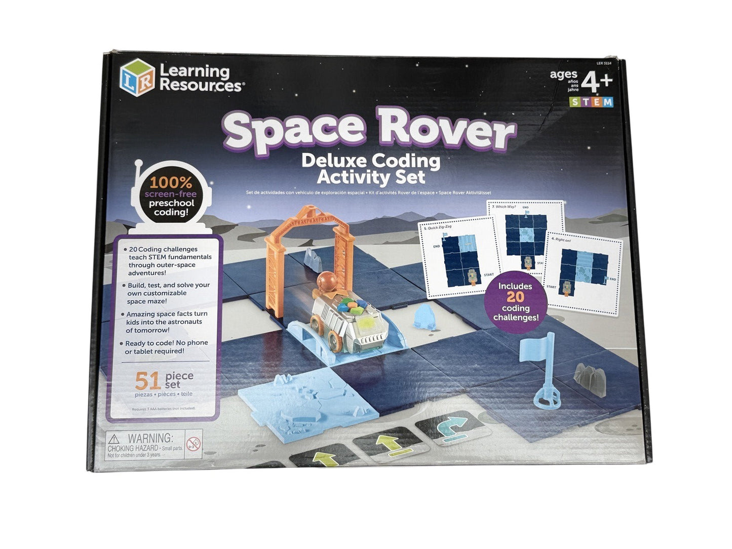 Learning Resources Space Rover Coding Activity Set