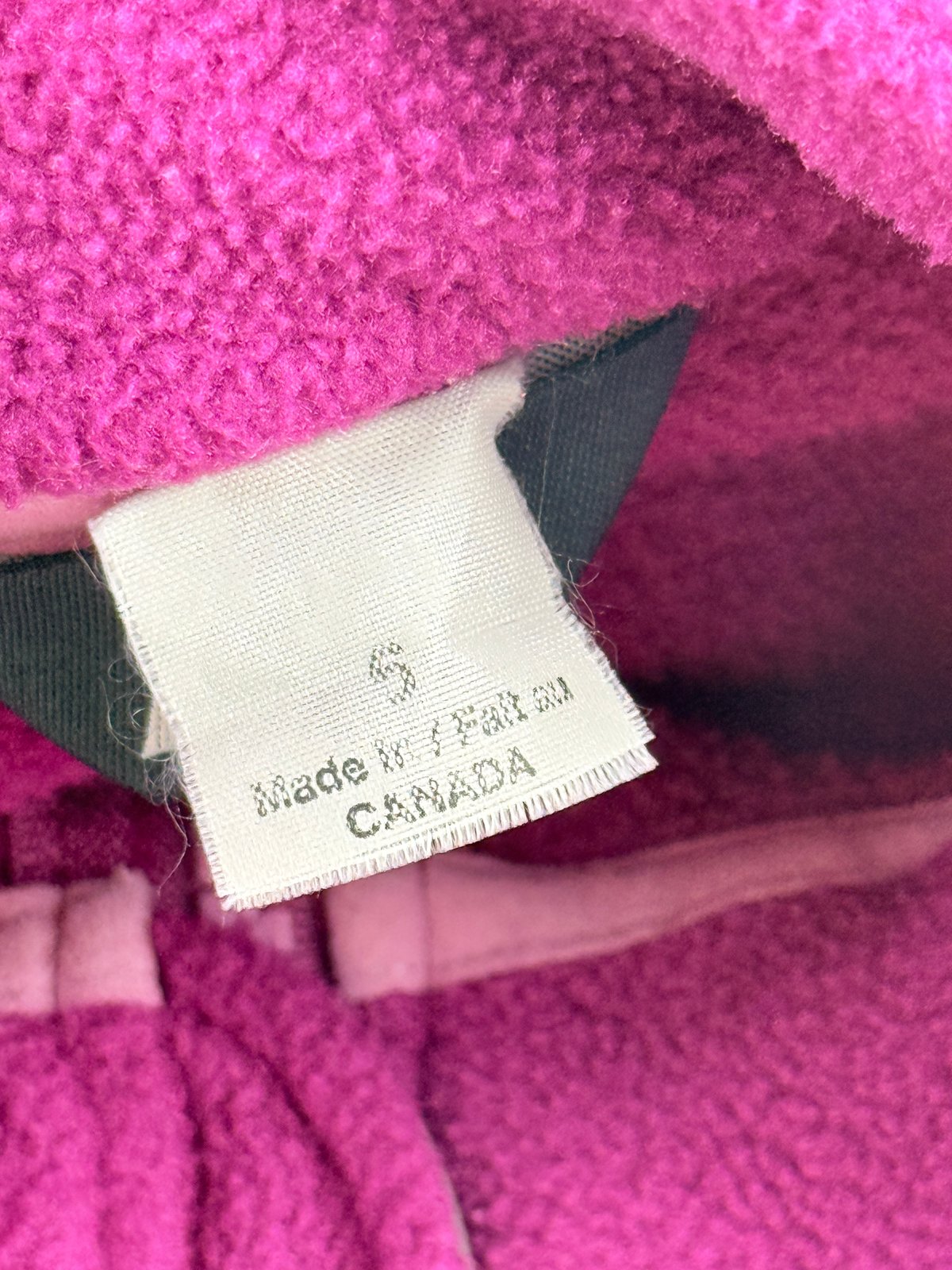 Mountain Equipment Co-op Magenta Fleece Vest Size 5