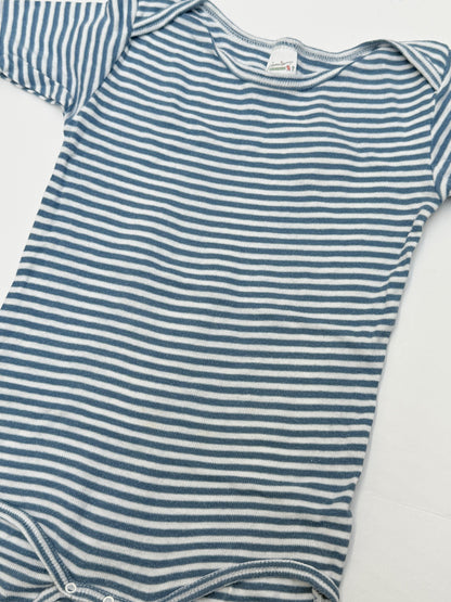 Jacky Blue Striped Bodysuit Size 3T/4T