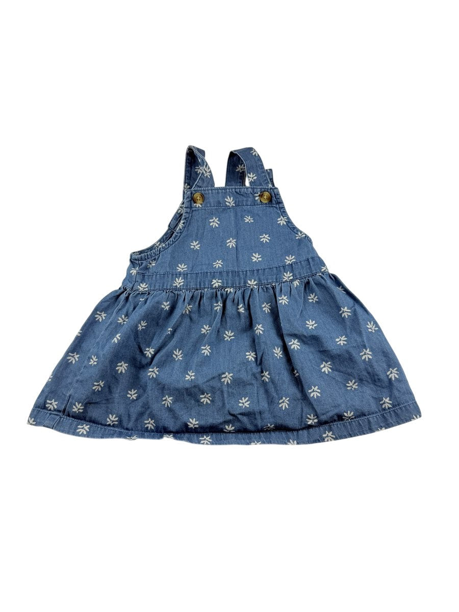Old Navy Floral Chambray Dress 12-18M